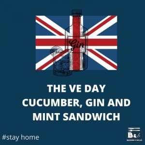 Cucumber Gin Mint Sandwich VE Day