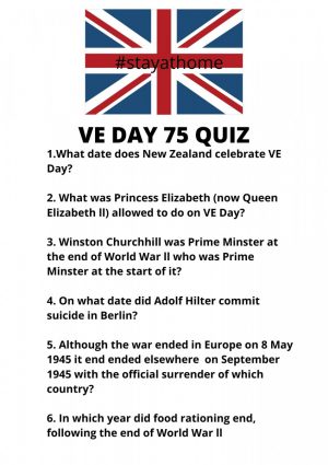 VE DAy Quiz Stay At Home