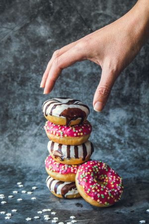 donuts
doughuts 
hand 
colourful
Sugar