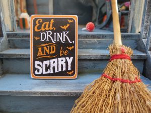 Sustainable Halloween Sign 
