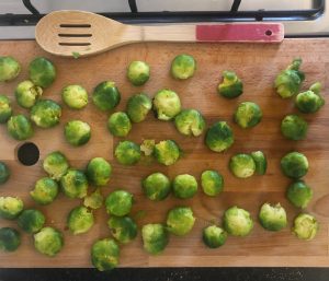 Smashed Sprouts 
